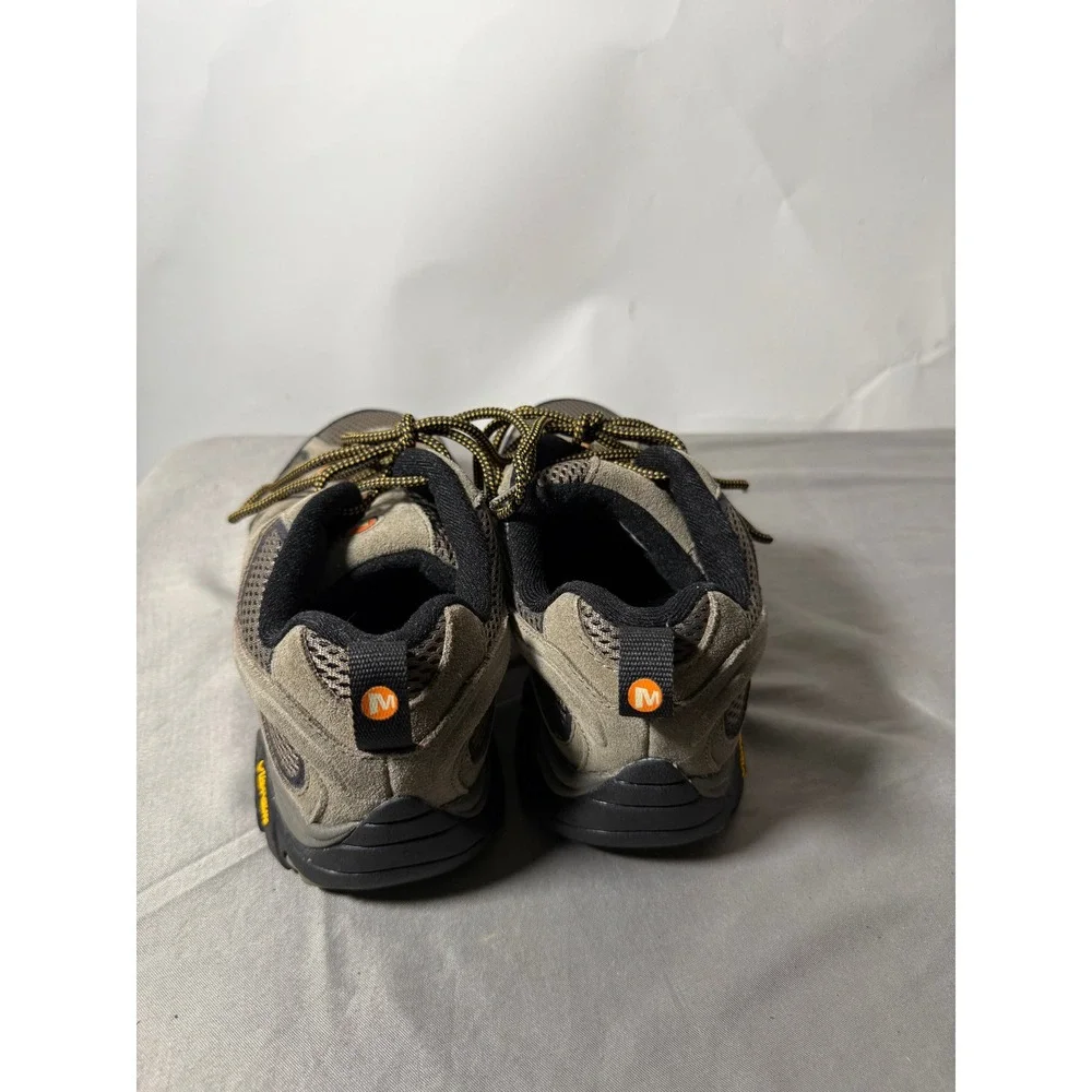 Merrell Moab 2 Ventilator Mens 8.5 Hiking Shoes Brown Suede Vibram Low Top Trail
